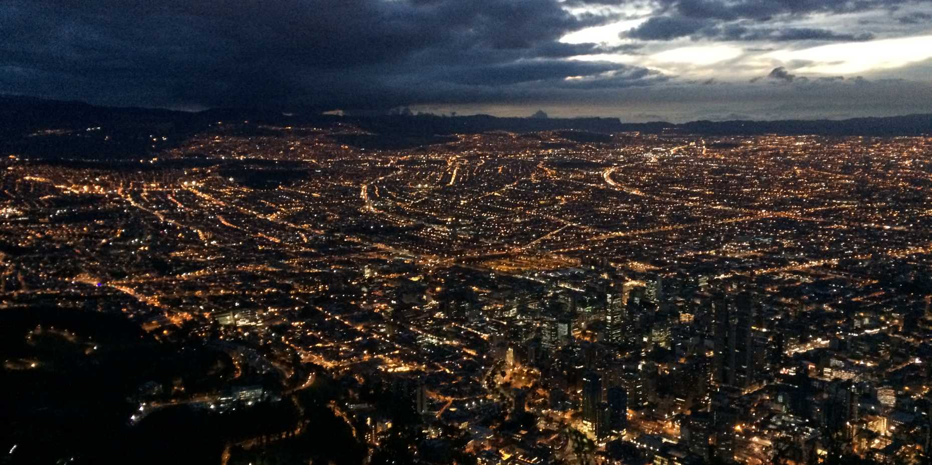 Bogotá at night